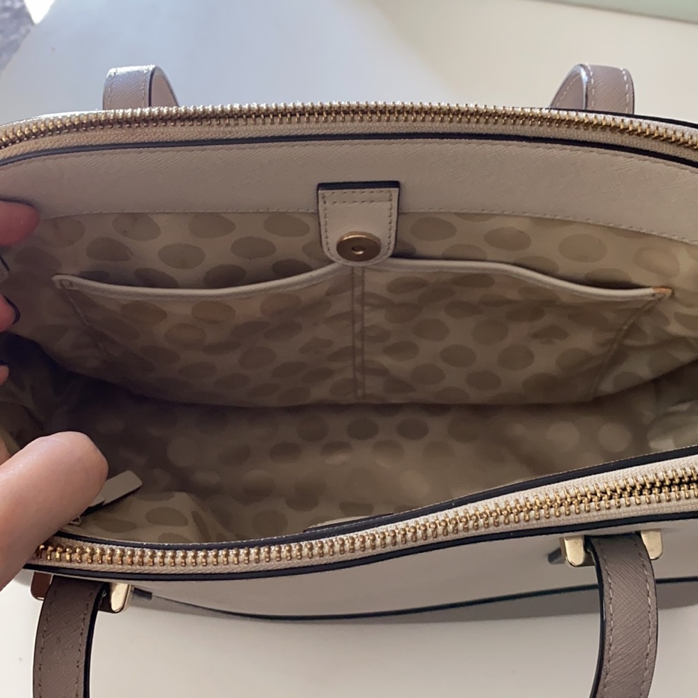 Kate Spade Stone And Pebble Color Handbag - image 3